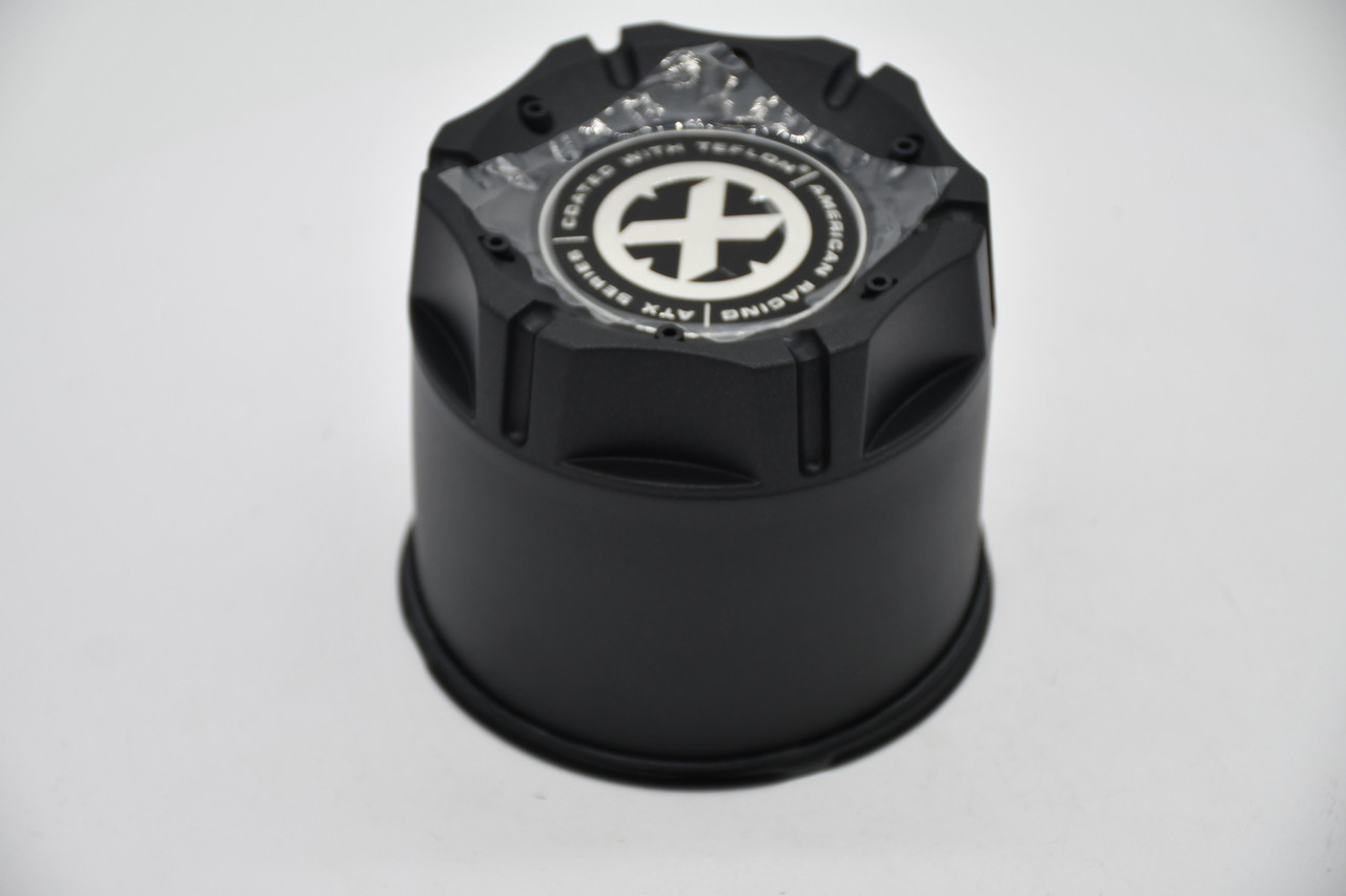 American Racing Satin Black Chrome Logo Wheel Center Cap Hub Cap 1425006918 4.5"